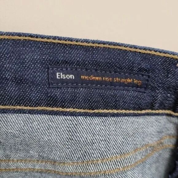 Citizens Of Humanity Size 28 Elson Medium Rise Straight Leg Cropped Blue - Picture 11 of 12